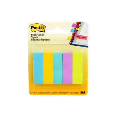 علامات الصفحات Post-it® من 3M / عبوة من 5 قطع