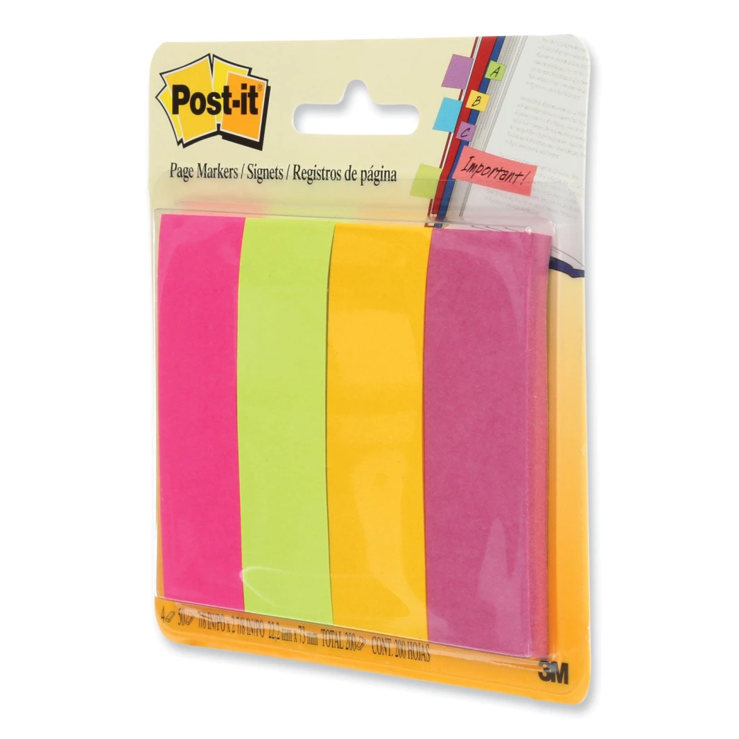 أقلام تحديد 3M Post-it®Page / عبوة من 4 قطع (Ultra)