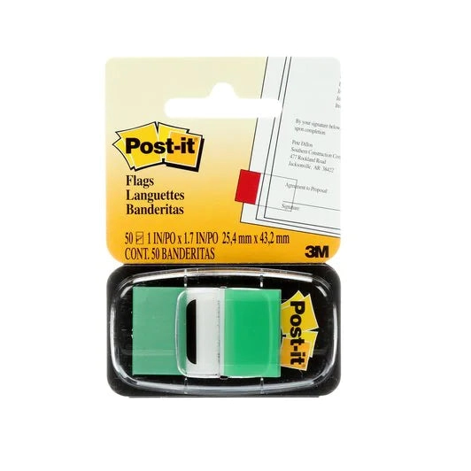 أعلام 3M Post-it® الملونة - ألوان متنوعة