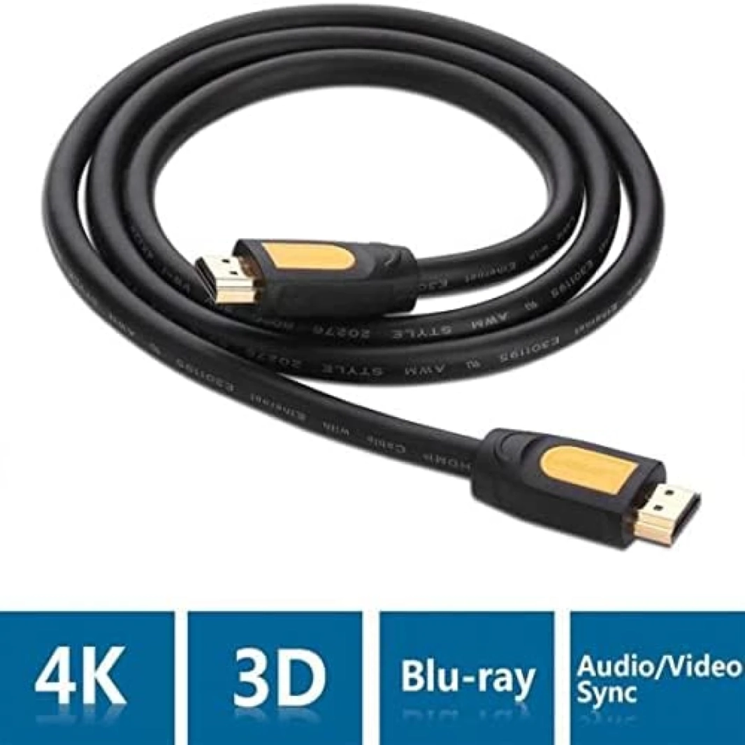 كابل HDMI 4K من UGREEN بطول 3 متر باللون الأسود