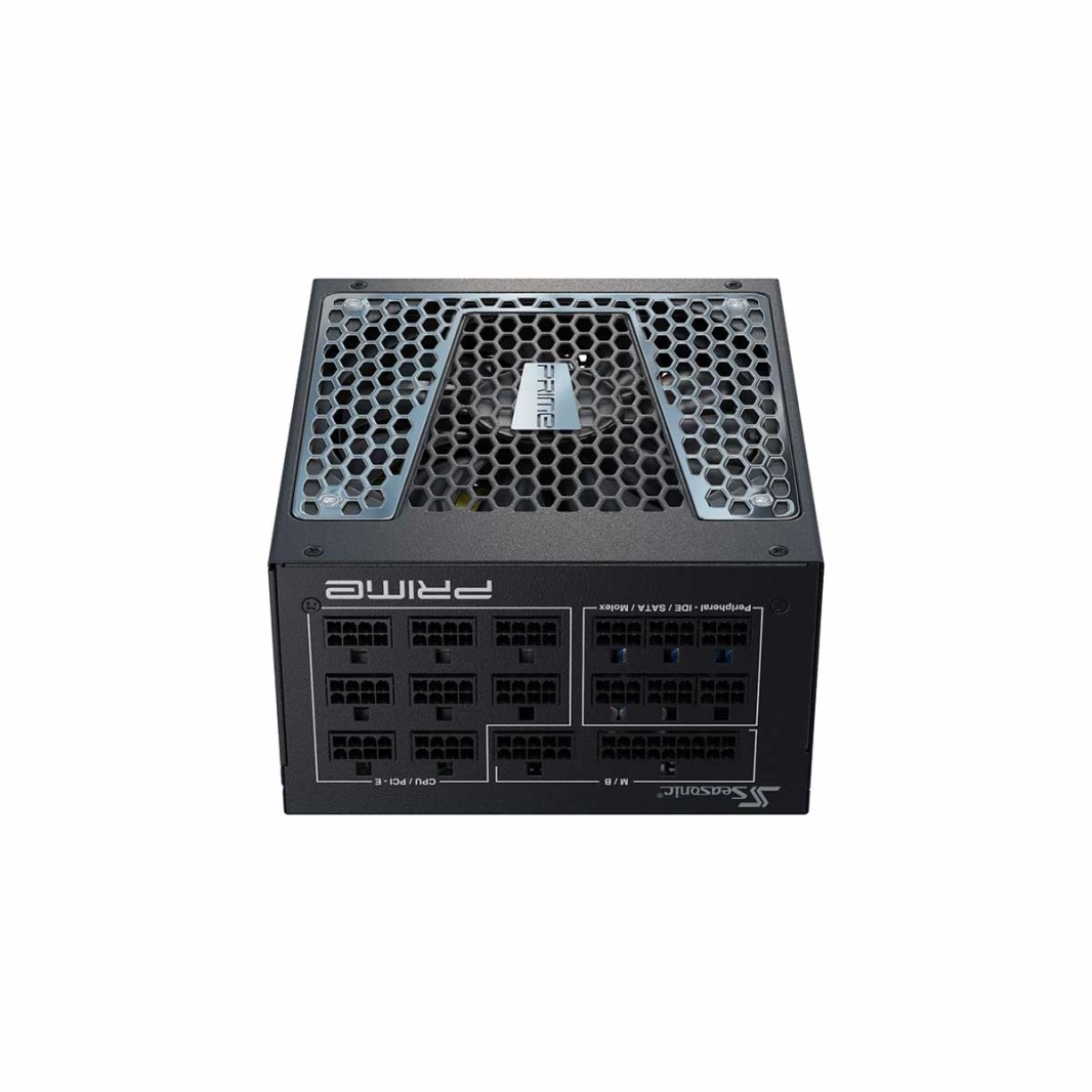 مروحة Seasonic PRIME TX-850 850W 80+ Titanium Full Modular مع التحكم في وضع التبريد والصمت بدون مروحة