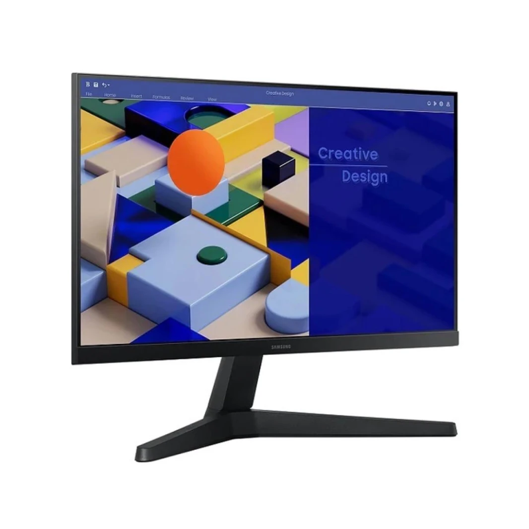 شاشة Samsung Essential Monitor C310 مقاس 24 بوصة، 75 هرتز، AMD FreeSync، 5 مللي ثانية (GTG)، تصميم بدون حواف