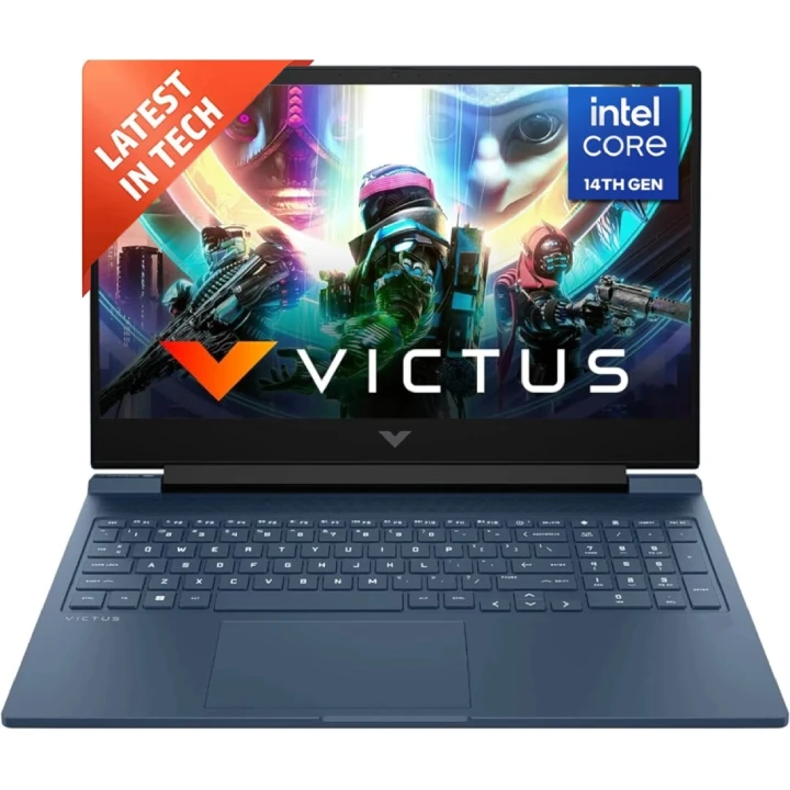 HP Victus core i7 14th gen – RTX 4050 – 16 GB DDR5 – 1 TB SSD – 16.1″ FHD 144 Hz – لون أزرق – Windows 11 – 16-R1012NE – 9U2E9EA