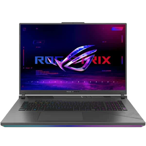 لاب توب ASUS ROG Strix G18 G814 للألعاب - Intel Core i9-14900HX - RTX 4070 8GB - شاشة 18 بوصة 2.5K WQXGA IPS 240Hz - أخضر فولت (حزمة كاملة) ماوس وحقيبة ظهر