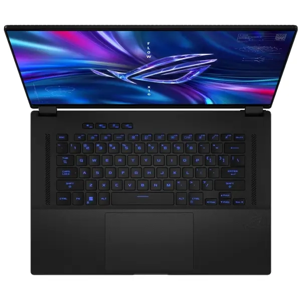 كمبيوتر محمول للألعاب بشاشة تعمل باللمس ASUS ROG Flow X16 (2023) GV601 - Intel Core i9-13900H من الجيل الثالث - RTX 4060 8GB DDR6 - شاشة 16 بوصة بدقة 2.5K WQXGA بمعدل تحديث 240 هرتز