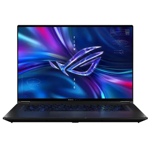 كمبيوتر محمول للألعاب بشاشة تعمل باللمس ASUS ROG Flow X16 (2023) GV601 - Intel Core i9-13900H من الجيل الثالث - RTX 4060 8GB DDR6 - شاشة 16 بوصة بدقة 2.5K WQXGA بمعدل تحديث 240 هرتز