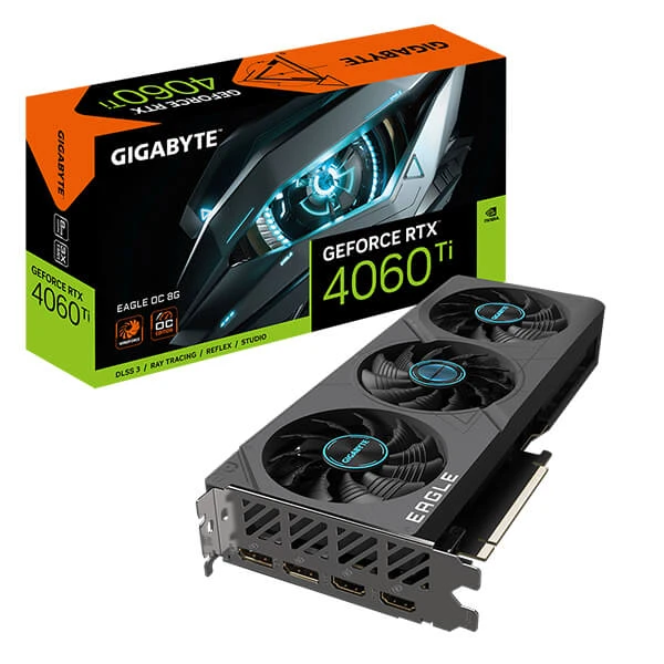 بطاقة الرسوميات GIGABYTE GeForce RTX 4060 Ti EAGLE OC 8G