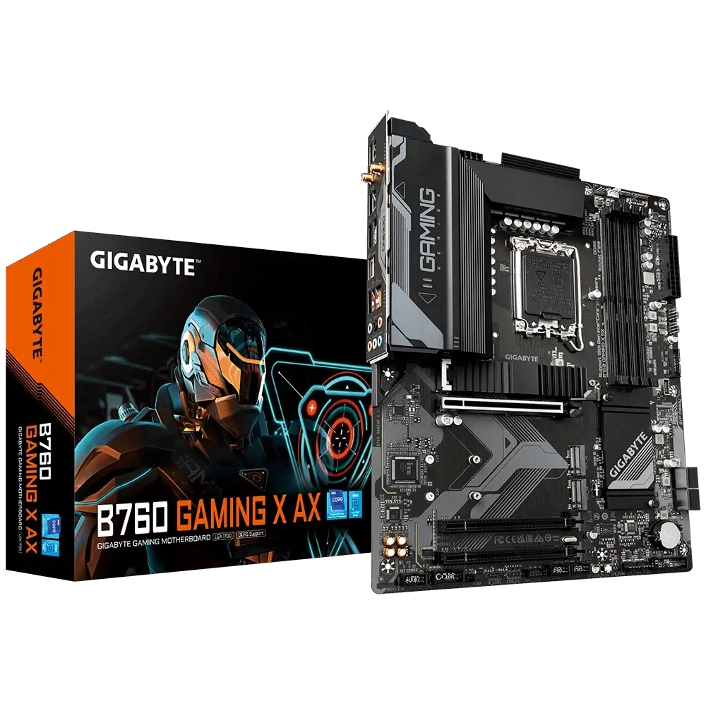 لوحة أم GIGABYTE B760 GAMING X AX WiFi وBLUETOOTH DDR5