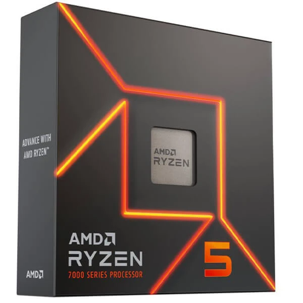 معالج AMD Ryzen 5 7600X سداسي النواة - صندوق