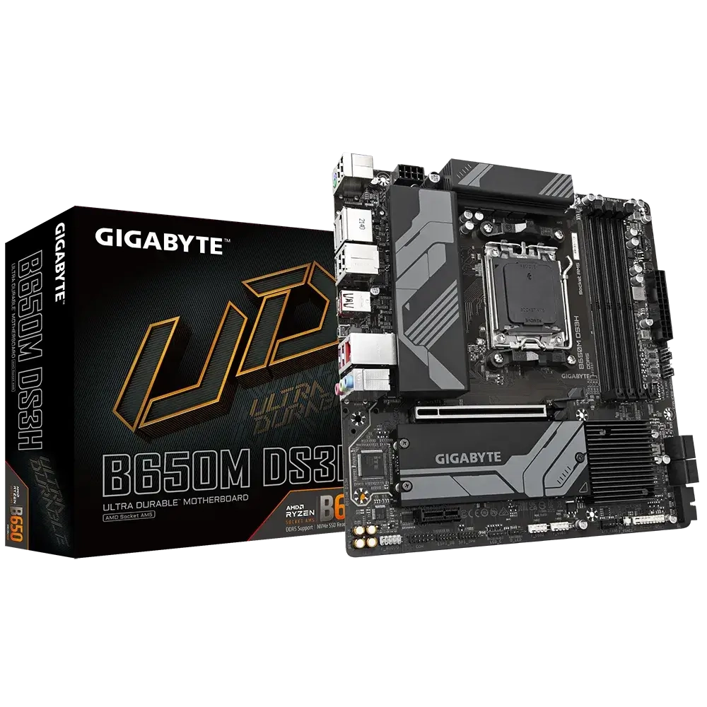 لوحة أم GIGABYTE B650M DS3H DDR5 - لـ AMD