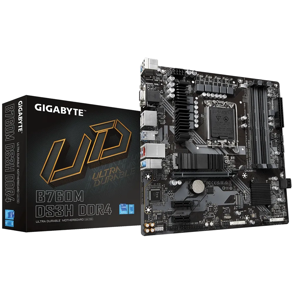 اللوحة الأم GIGABYTE B760M DS3H DDR4