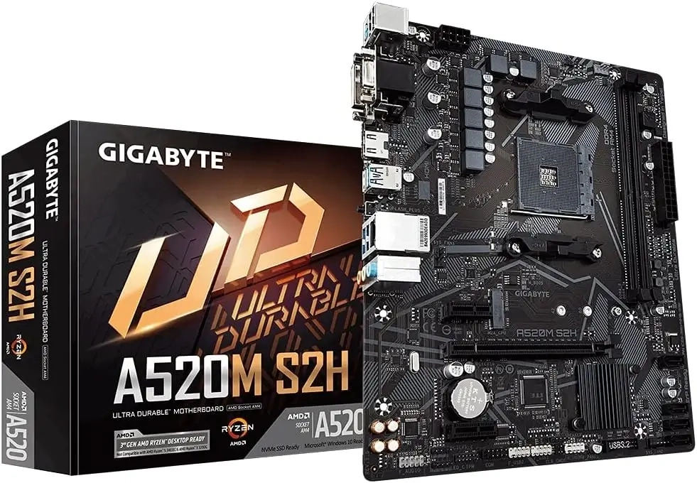 لوحة أم GIGABYTE A520M S2H DDR4 - لـ AMD