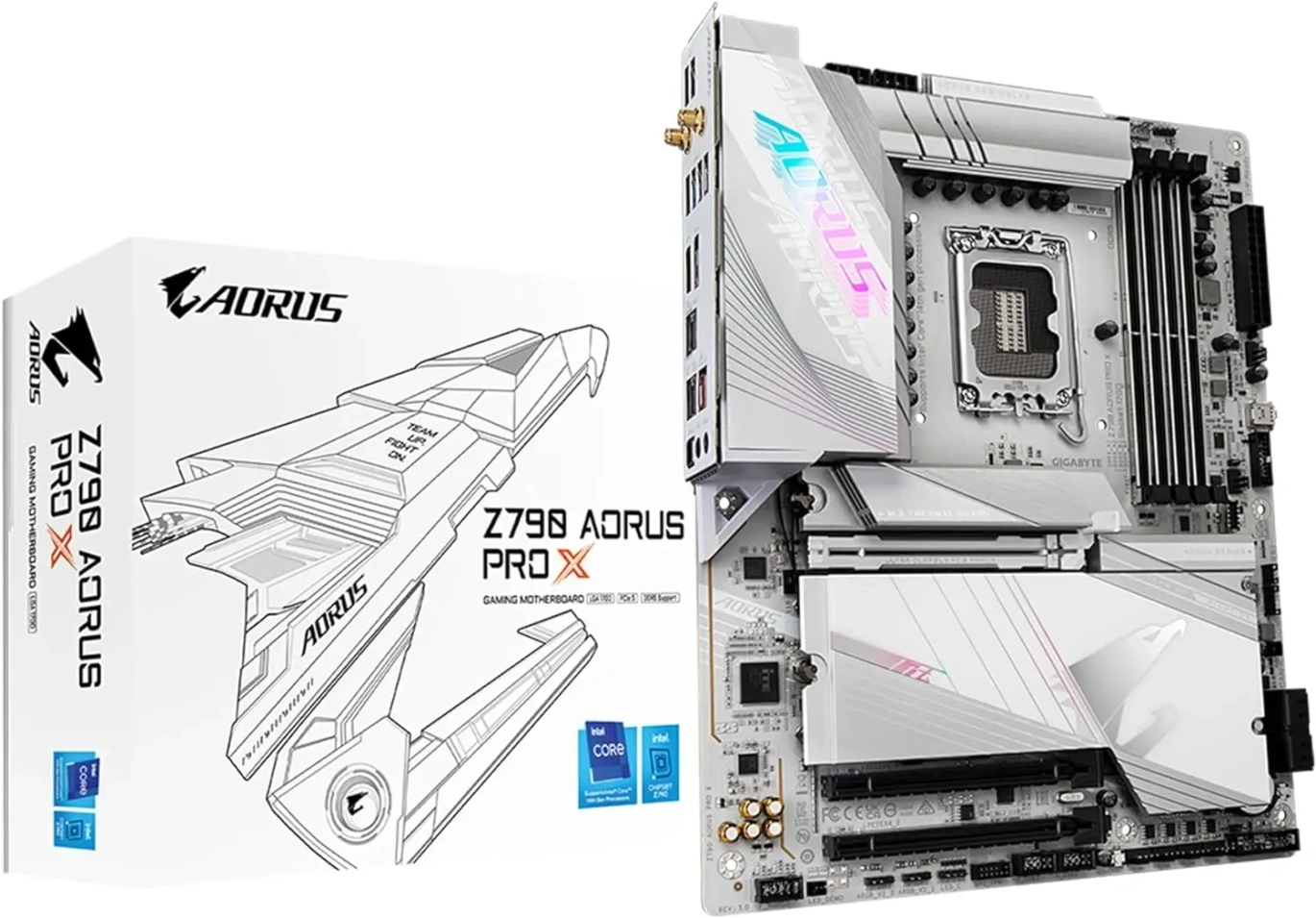 لوحة أم GIGABYTE Z790 AORUS PRO X DDR5 لاسلكية وبلوتوث