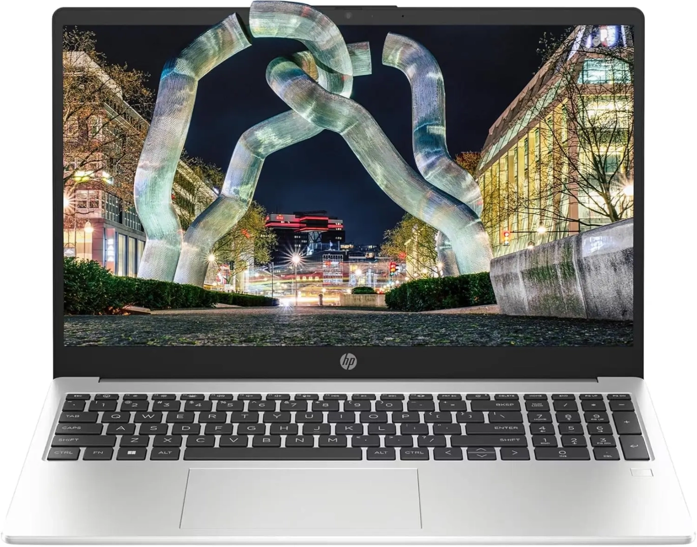 كمبيوتر محمول HP 250 G10 بشاشة 15.6 بوصة FHD IPS - معالج Intel Core i3-1315U من الجيل الثالث - ذاكرة وصول عشوائي سعتها 8 جيجابايت - قرص SSD سعة 512 جيجابايت