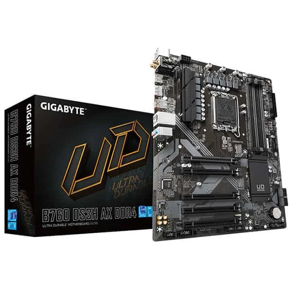 GIGABYTE B760 DS3H AX DDR4 WIFI & BLUETOOTH Motherboard