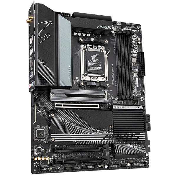 GIGABYTE X670 AORUS ELITE AX DDR5 WIFI & BLUETOOTH Motherboard - For AMD