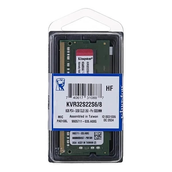 KINGSTON 8GB DDR4 3200MHz NOTEBOOK RAM