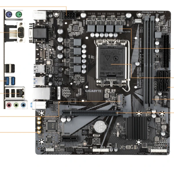 GIGABYTE H610M S2 DDR4 Motherboard