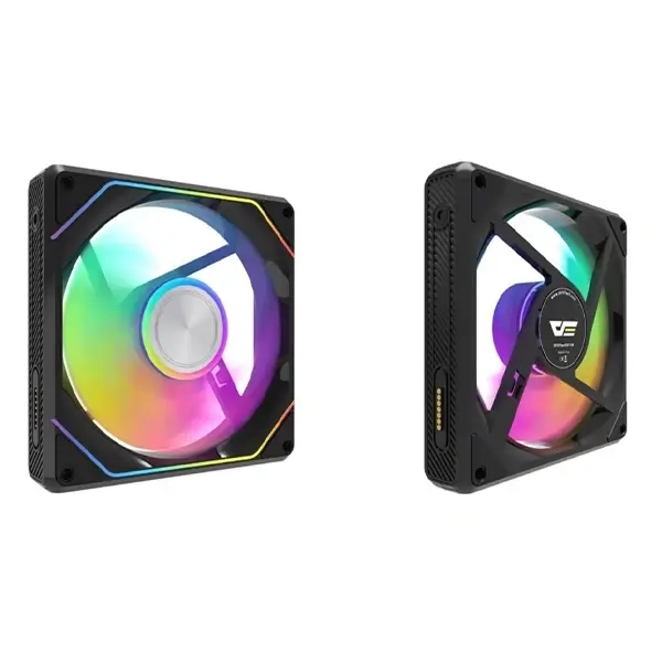 DARKFLASH G16 120MM MAGNETIC ARGB PC CASE FANS - 3 Pack Black