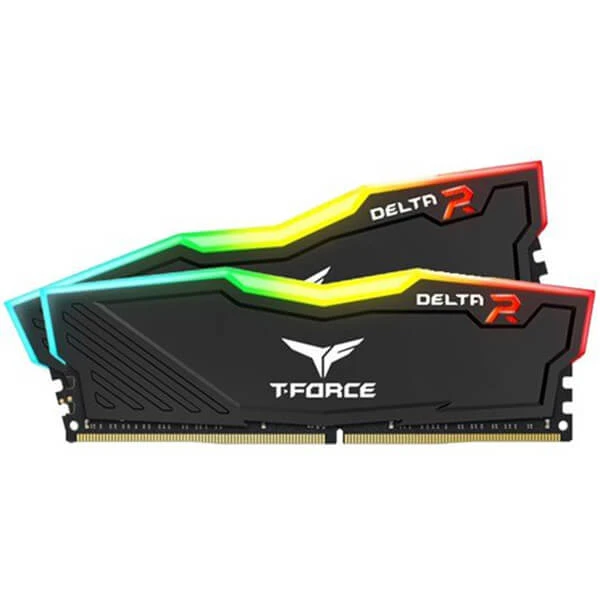 TEAMGROUP T-Force Delta RGB (2x8GB) Kit 3600MHz DDR4 PC Memory - Black