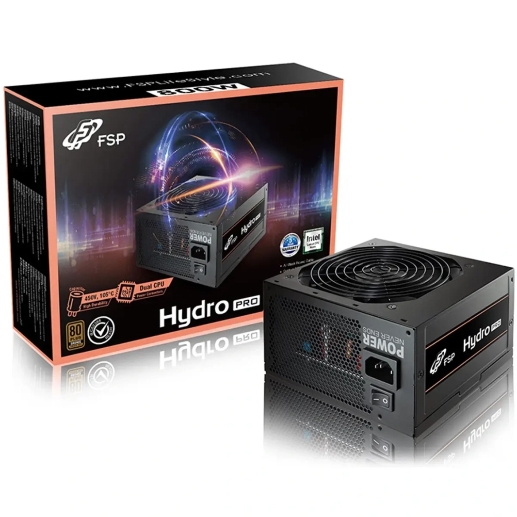 FSP Hydro PRO 800W HP2-800 80 Plus Bronze ATX Power Supply