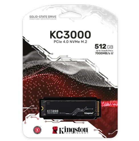 Kingston KC3000 512GB PCIe 4.0 NVMe M.2 SSD