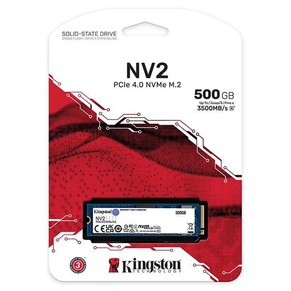 KINGSTON NV2 500GB M.2 PCIe 4.0 NVMe SSD