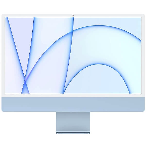 Apple iMac 24-inch (2021) - M1 Chip 8-Core CPU & 7-Core GPU – 256GB SSD – 8 GB RAM - LCD Retina 4.5K - BLUE