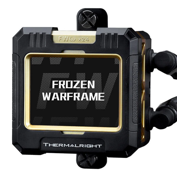 THERMALRIGHT FROZEN WARFRAME 240 ARGB CPU LIQUID COOLER - BLACK IPS LCD Display for Pictures - GIF Animations