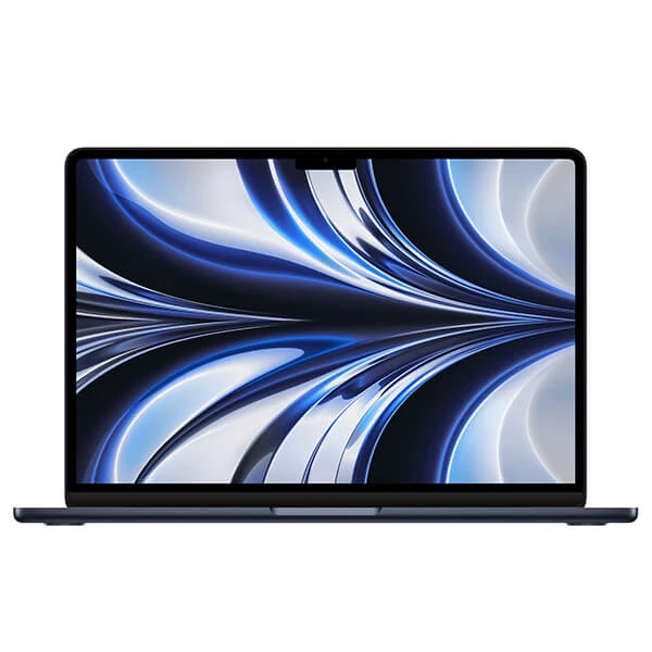 Apple MacBook Air 13-inch (2022) - M2 Chip 8-core CPU & 8-core GPU - 256 GB SSD - 8 GB Ram - Liquid Retina LED Backlit Display - Midnight