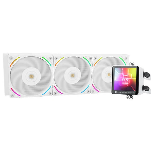 THERMALRIGHT FROZEN VISION 360 ARGB CPU LIQUID COOLER - WHITE IPS LCD Display For Pictures - Videos - Animations