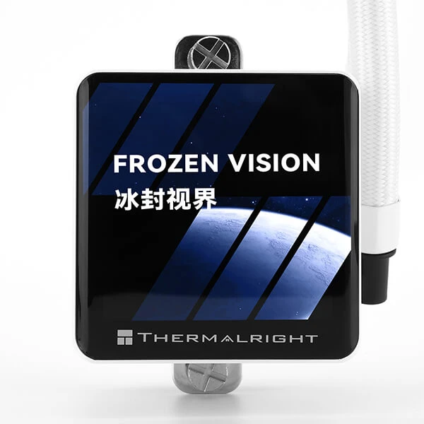 THERMALRIGHT FROZEN VISION 360 ARGB CPU LIQUID COOLER - WHITE IPS LCD Display For Pictures - Videos - Animations