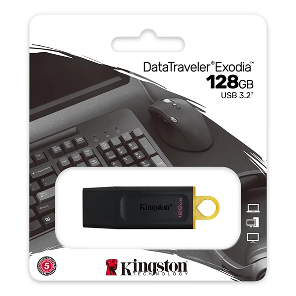 Kingston DataTraveler Exodia 128GB USB 3.2 Flash Drive