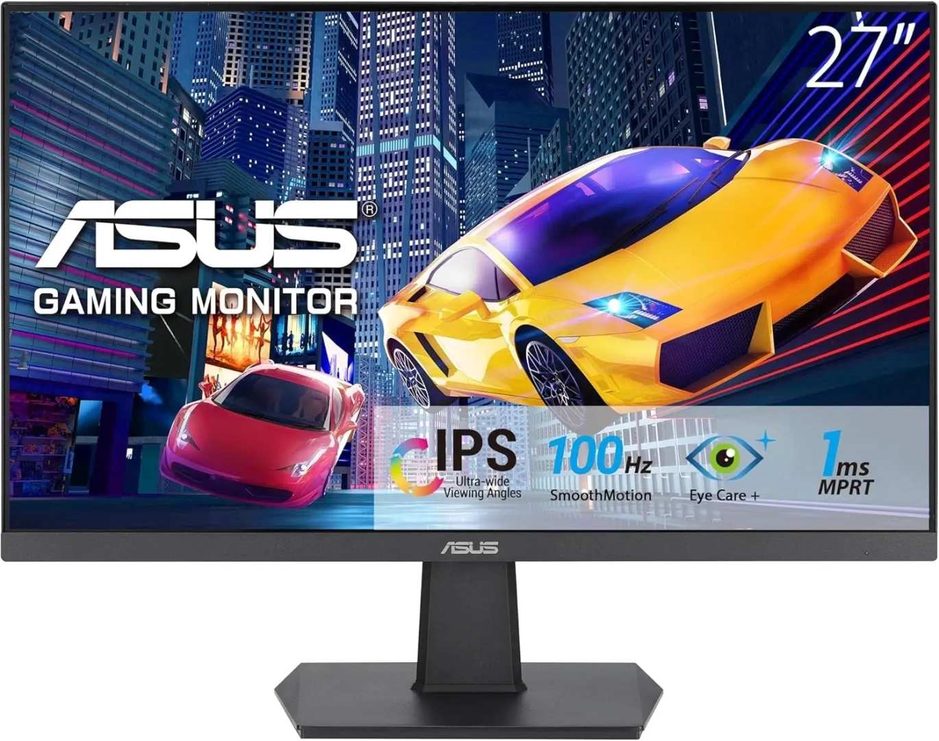 ASUS VA27EHF Eye Care 27-inch IPS Full HD Gaming Monitor – 100Hz 1ms MPRT Adaptive-Sync