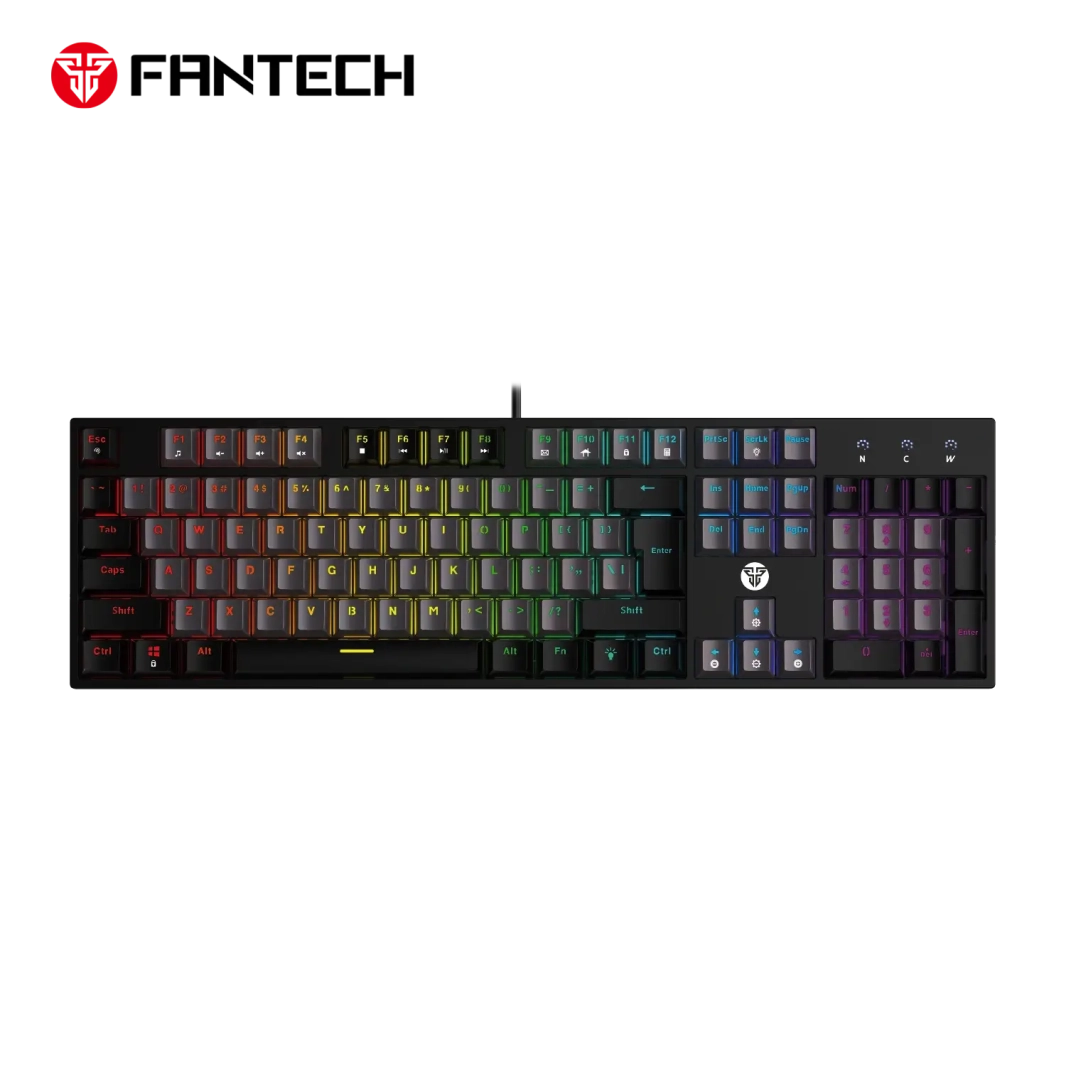 FANTECH ATOM104 MK886V2 GAMING MECHANICAL KEYBOARD - SUMI EDITION GREY