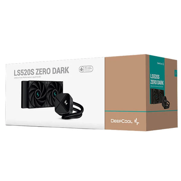 مبرد سائل DEEPCOOL LS520S ZERO DARK 240 مم AIO CPU