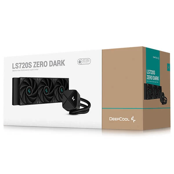 مبرد سائل DEEPCOOL LS720S ZERO DARK 360mm AIO CPU