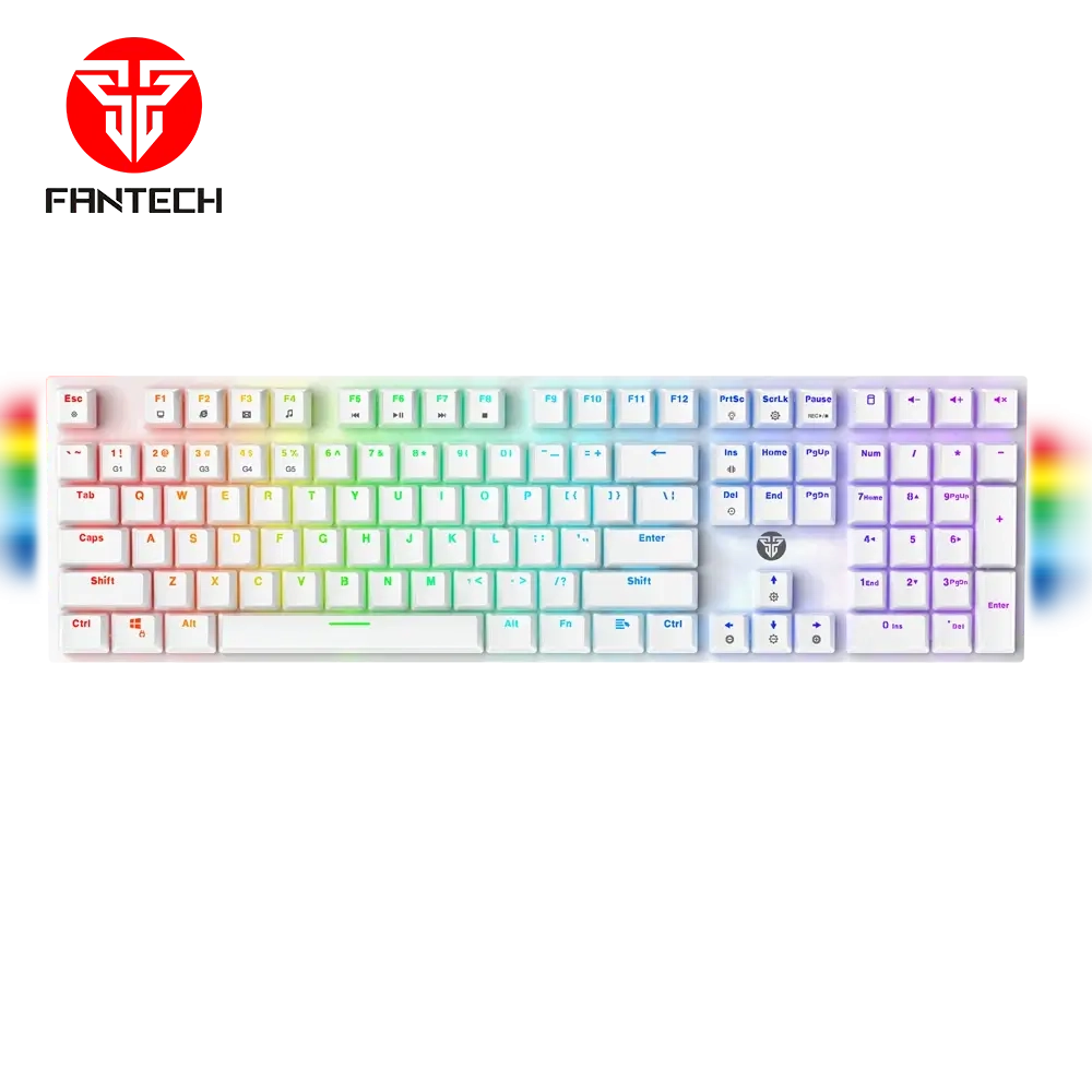 لوحة مفاتيح ميكانيكية FANTECH MAXFIT108 MK855 RGB - إصدار الفضاء