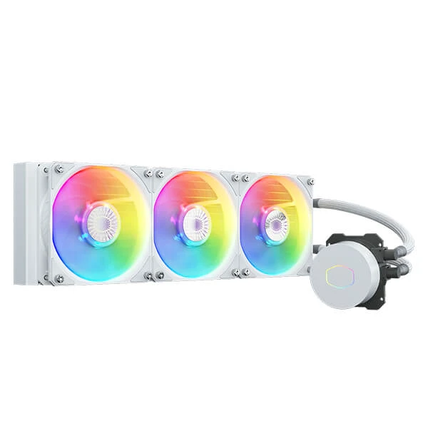 مبرد وحدة المعالجة المركزية السائل Cooler Master MasterLiquid ML360L ARGB V2 White Edition