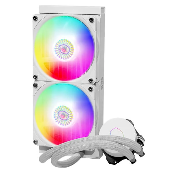 مبرد وحدة المعالجة المركزية السائل MASTERLIQUID ML240L ARGB White Edition V2 من Cooler Master