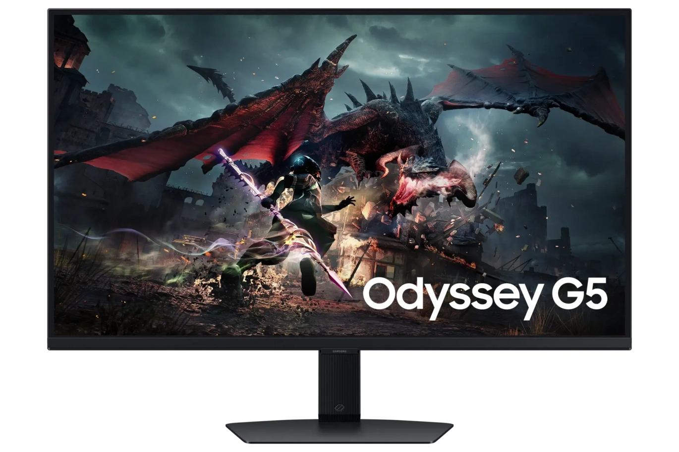 SAMSUNG 32-inch Odyssey G5 G50D QHD 2K IPS 180Hz Display HDR 400 Gaming Monitor