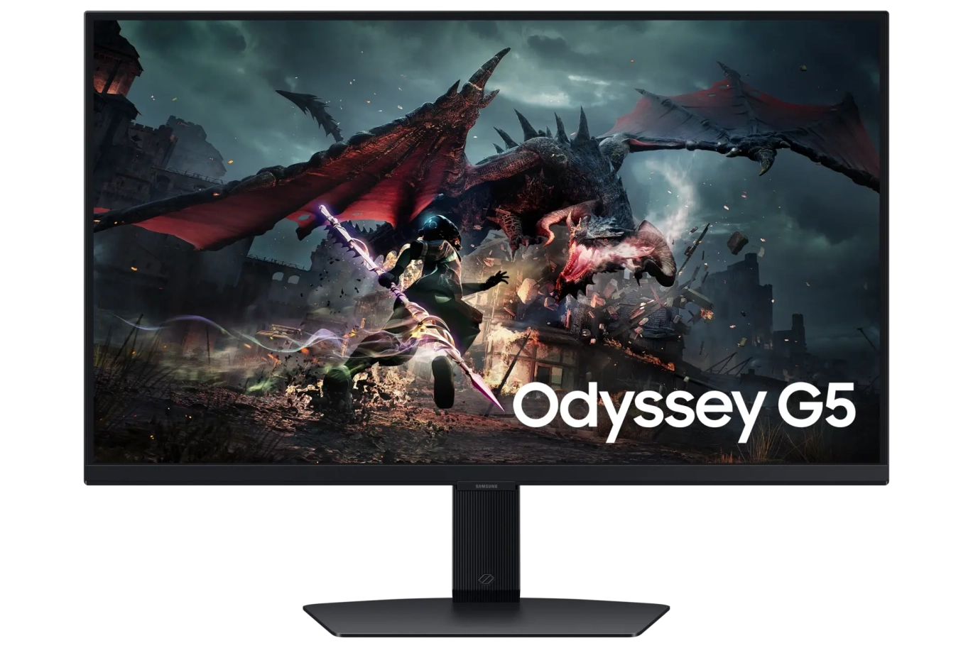 SAMSUNG 27-inch Odyssey G5 G50D QHD 2K IPS 180Hz Display HDR 400 Gaming Monitor