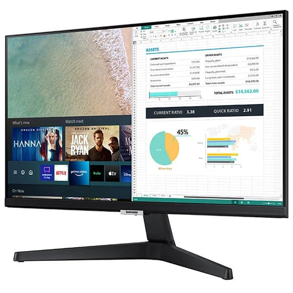 SAMSUNG M5 S24AM506NM 24-inch IPS FHD Smart Monitor - Black