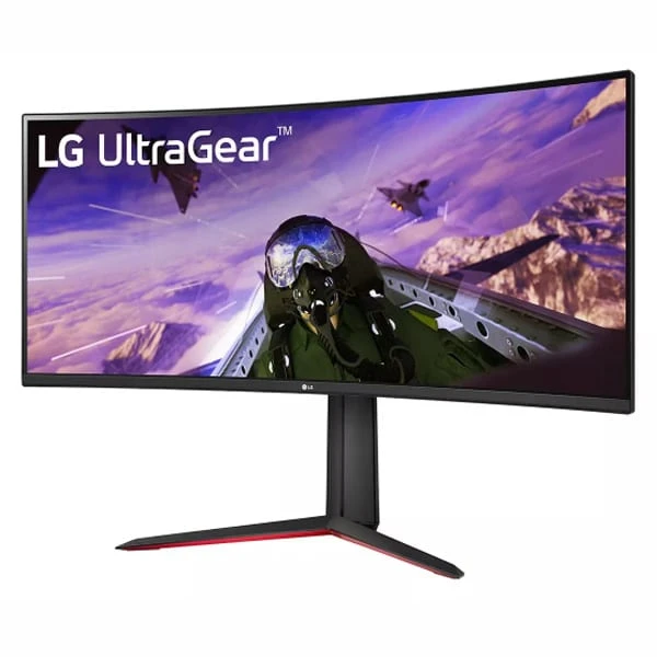 LG 34GP63A-B 34-INCH CURVED ULTRAGEAR QHD HDR 10 160HZ ADJUSTABLE STAND WITH BUILT-IN SPEAKERS GAMING MONITOR