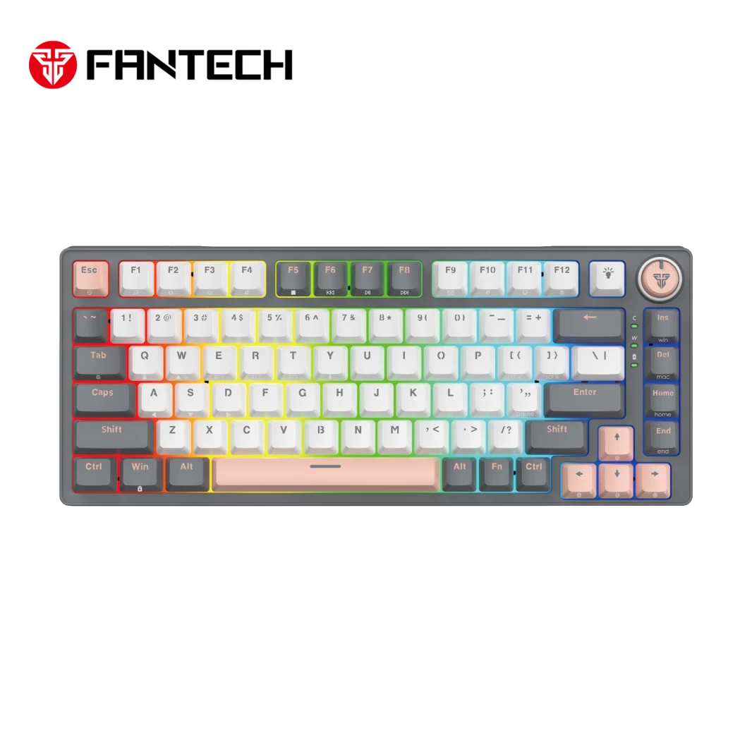 FANTECH ATOM PRO83 MK913 WIRELESS MECHANICAL GAMING KEYBOARD – TRI-MODE CONNECTION – STELLAR EDITION SATURN