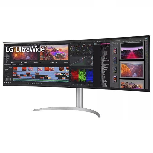 LG 49WQ95C-W 49-INCH CURVED ULTRAWIDE DQHD NANO IPS 144HZ HDR 400 MONITOR WITH G-SYNC COMPATIBLE