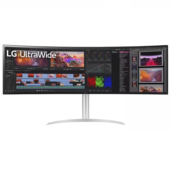 LG 49WQ95C-W 49-INCH CURVED ULTRAWIDE DQHD NANO IPS 144HZ HDR 400 MONITOR WITH G-SYNC COMPATIBLE