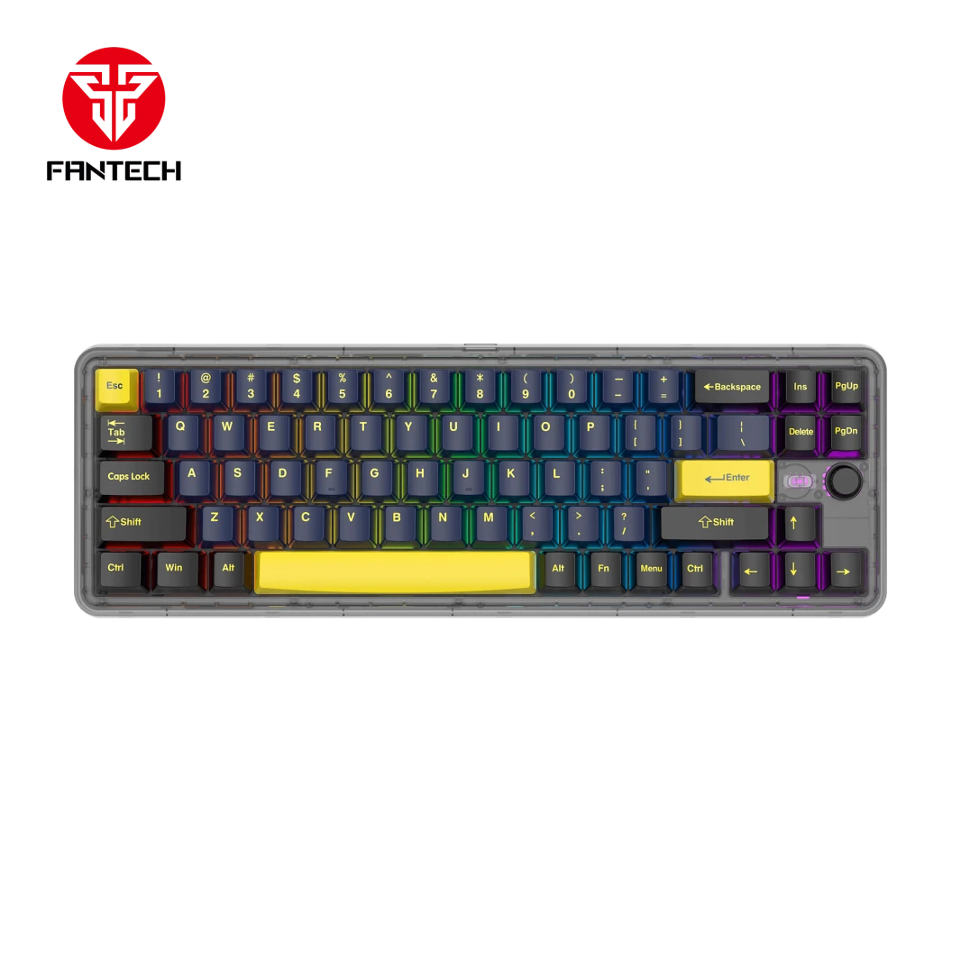 FANTECH MAXFIT70 MK911 WIRELESS 65% MECHANICAL GAMING KEYBOARD TRI-MODE CONNECTION - Double-Shot PBT - GRAND COBALT