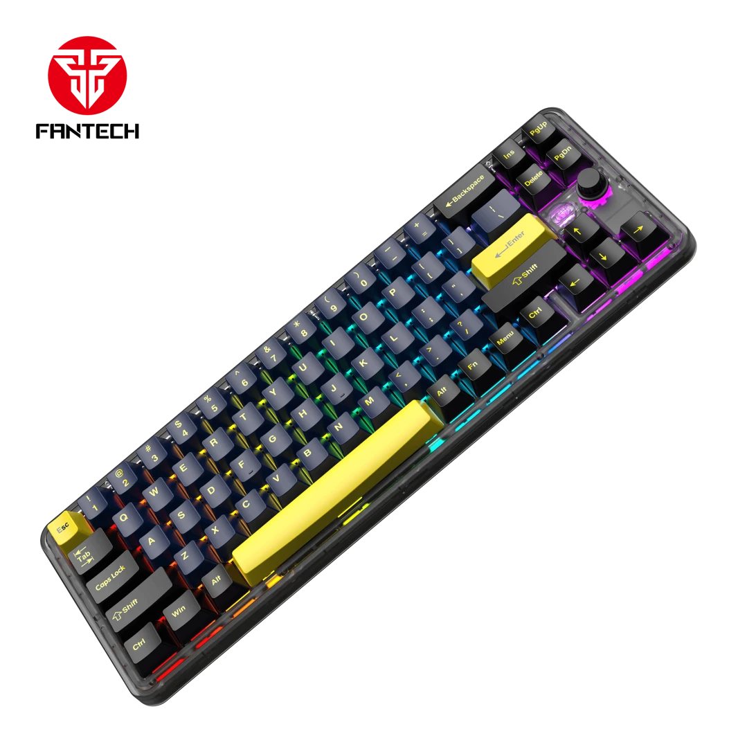 FANTECH MAXFIT70 MK911 WIRELESS 65% MECHANICAL GAMING KEYBOARD TRI-MODE CONNECTION - Double-Shot PBT - GRAND COBALT