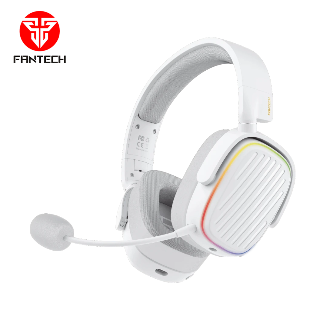 FANTECH HARMONY WHG02 WIRELESS & BLUETOOTH HEADPHONE - TRI MODE CONNECTION - WHITE